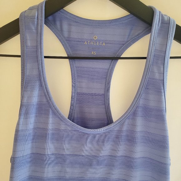 Athleta Racerback Blue Workout Tank Top Size XS - Picture 2 of 12